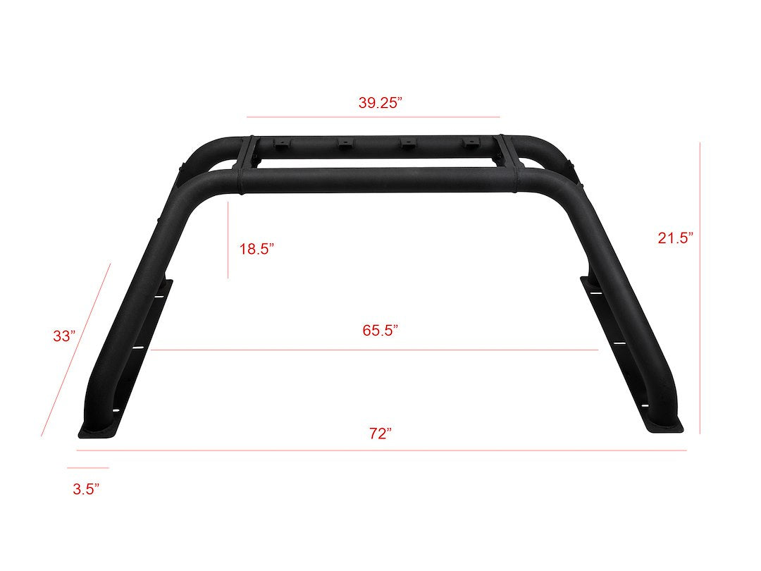 Armordillo 8708019 CRB Steel Chase Rack with Four Light Mounts - image 5