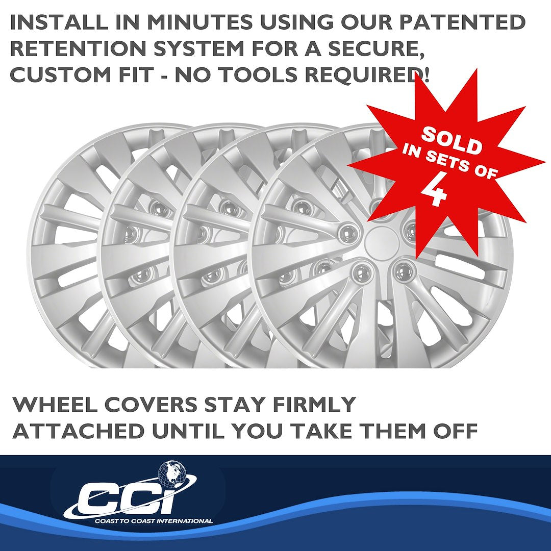 Coast To Coast 102815S Five-Spoke Wheel-Cover Set for Steel Wheels - image 4
