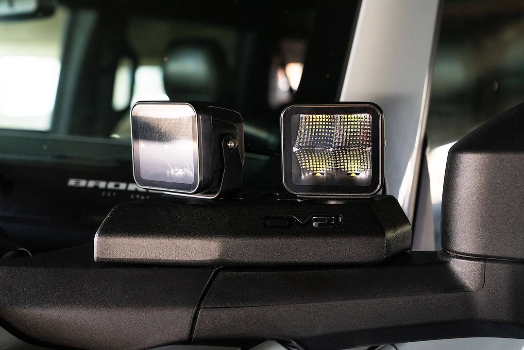 DV8 Offroad LBBR-02 Bronco A-Pillar Lighting Mount