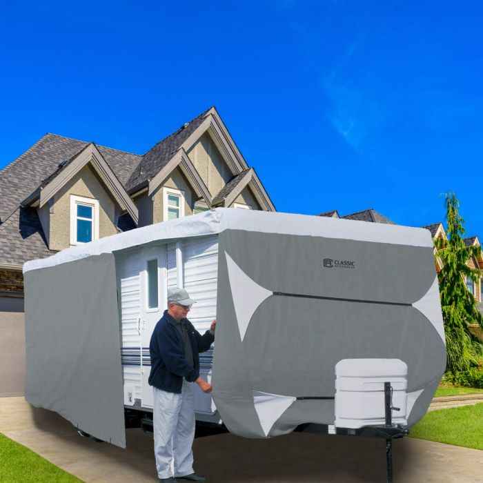 Classic Accessories Travel Trailer Cover - 22 To 24 ft – 73363