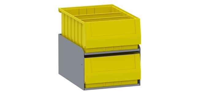Holman 40342 Shelf Cabinet with Two 40311 Bins