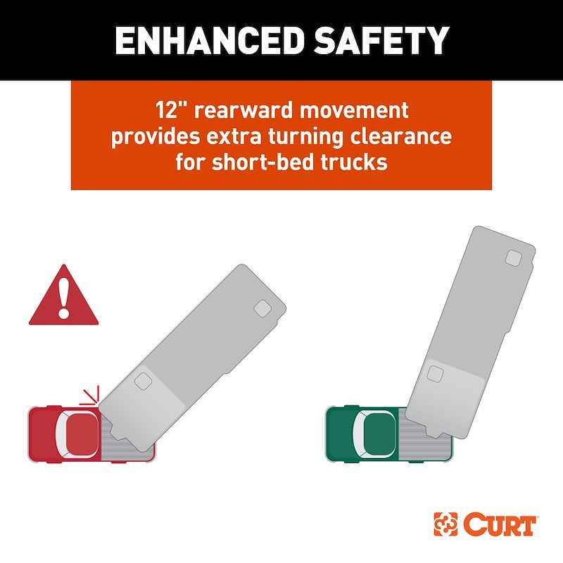 CURT 16057 A25 25K Fifth Wheel Hitch with S25 Slider, OEM Puck System – image 4