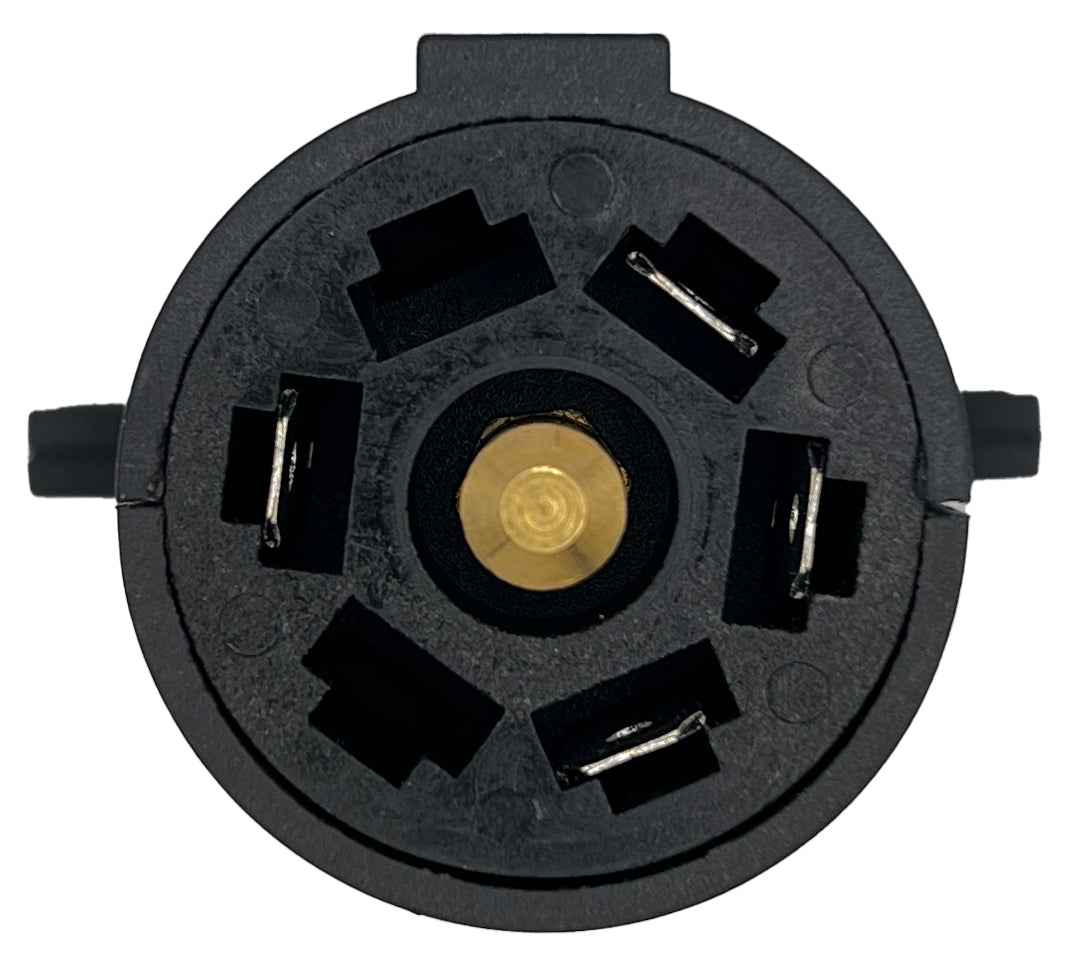 RV Designer TC507 Black Nylon 7-Blade/5-Flat Wiring Adapter