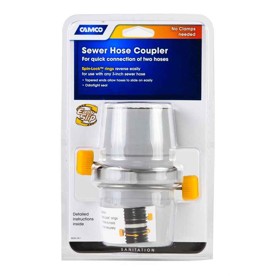 Camco 39163 Easy Slip Internal Sewer Hose Coupler