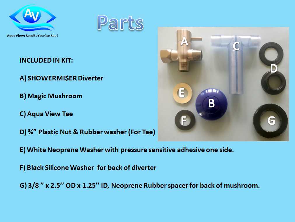 Aqua View Smcm02 Shower Water Saver - image 9