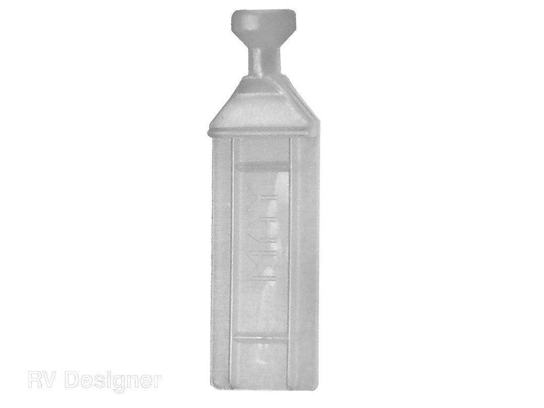 RV Designer Window Curtain Glider (A108) – Material: Plastic