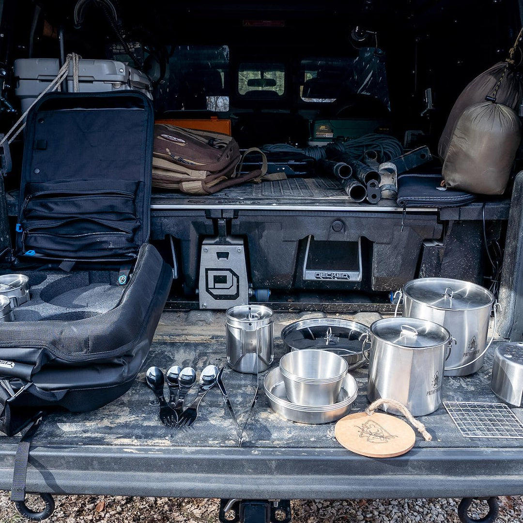 Decked AD23PATHFINDERCOOKINGKIT Campfire Cook Set