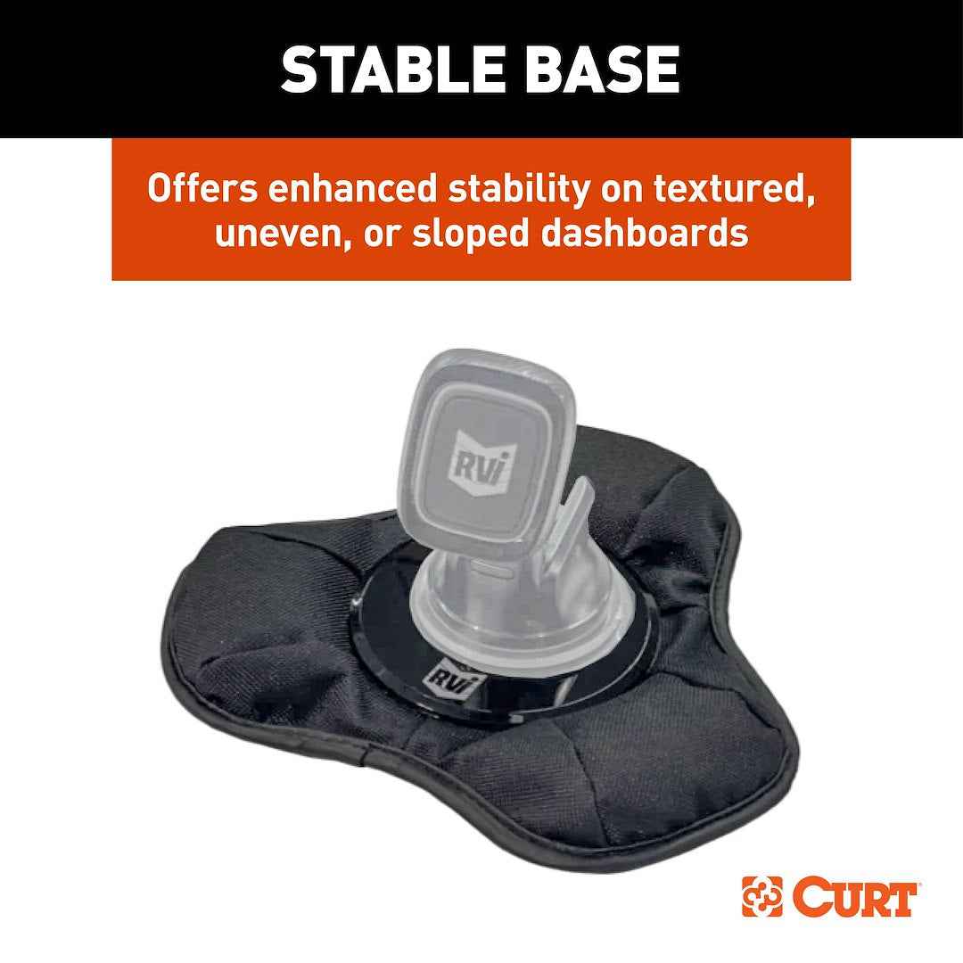 CURT Towed Vehicle Brake Control Radio Mount - Dash Mount – 52213