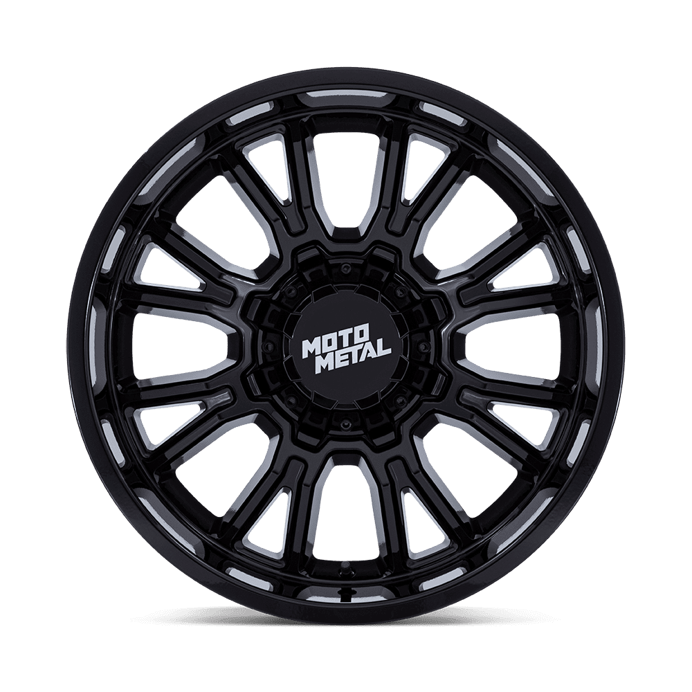 Moto Metal MO810BX20908020 Gloss Black Split-Spoke Wheel, 20x9 - image 3