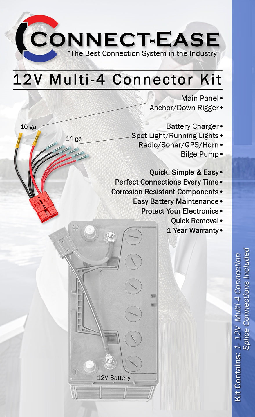 Connect-Ease RCE12VB4 Four-Accessory Quick-Connect Battery Kit - image 3
