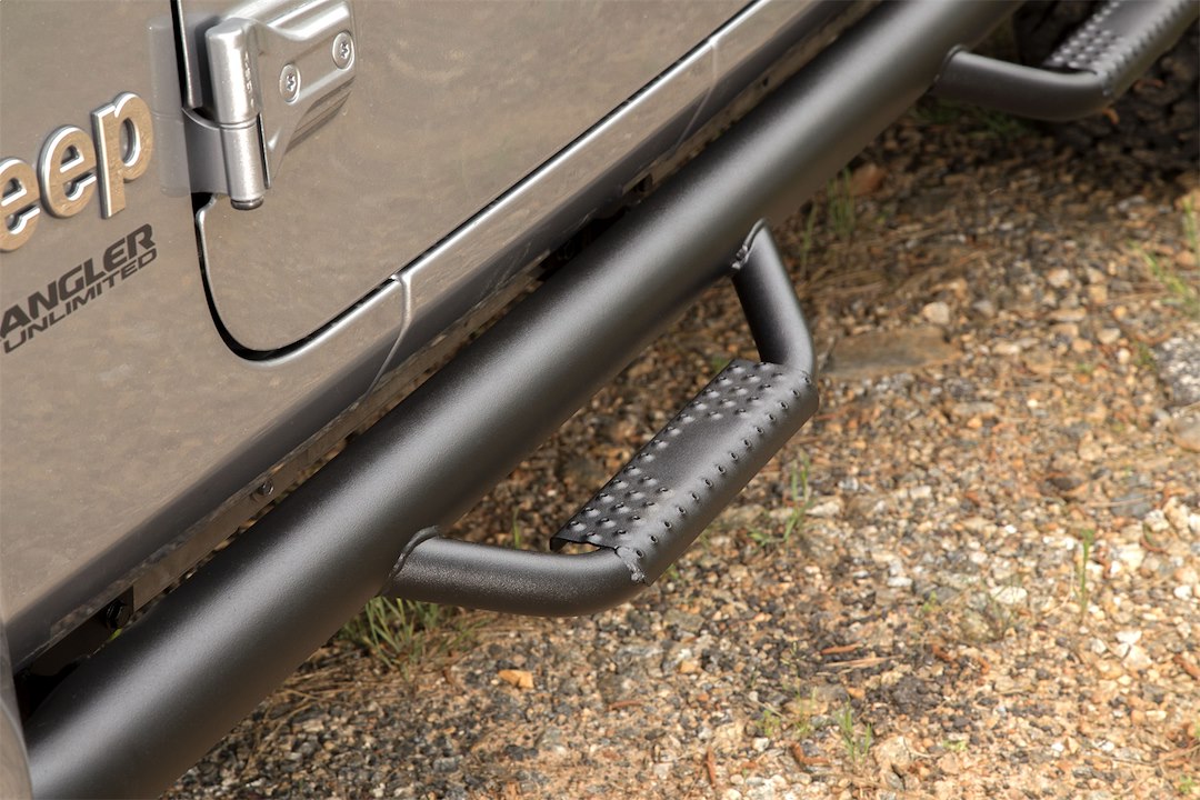 Rugged Ridge 11596.04 JLU Spartan Nerf Bar with Drop Steps
