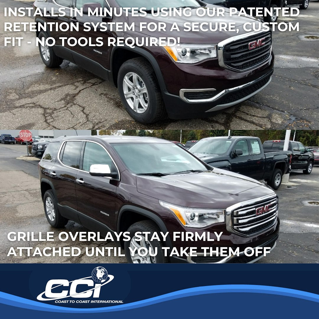 Coast To Coast GI149 Acadia Chrome Three-Bar Grille Trim - image 4