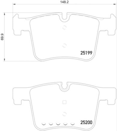 Hella Pagid 355015781 Disc-Brake Pad Set