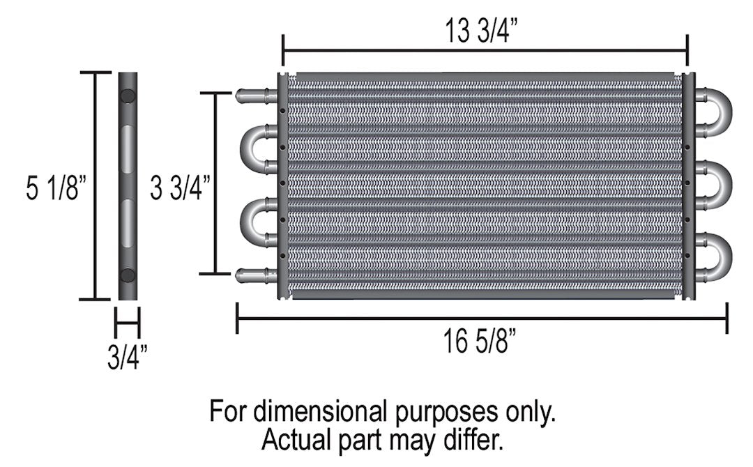 Derale 13102 Series 7000 Compact Transmission Cooler - image 3