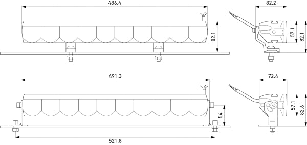 Hella 358154021 ValueFit LBE High-Beam LED Bar