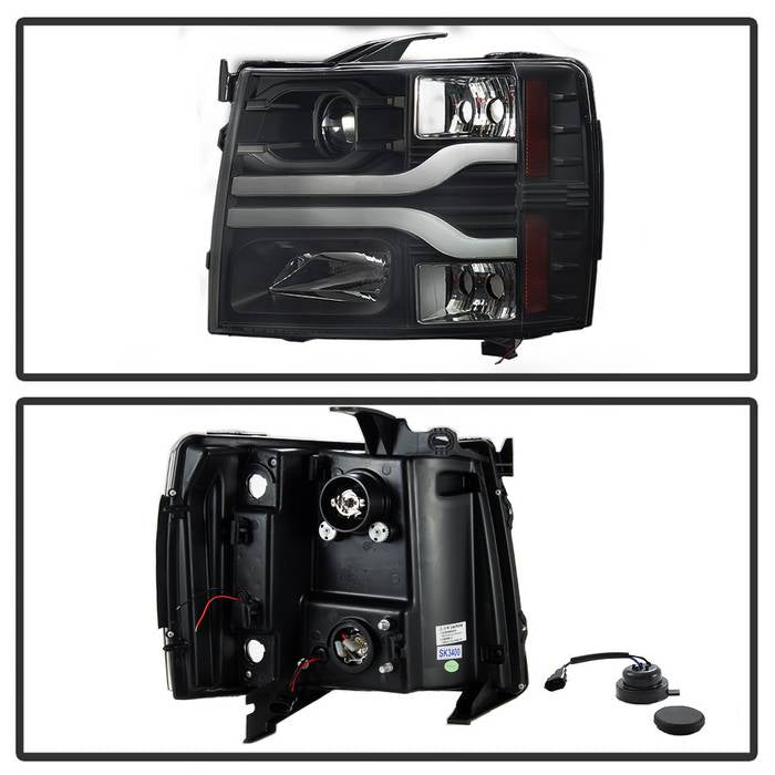 Spyder 5083609 Version 3 Silverado Projector Headlamp