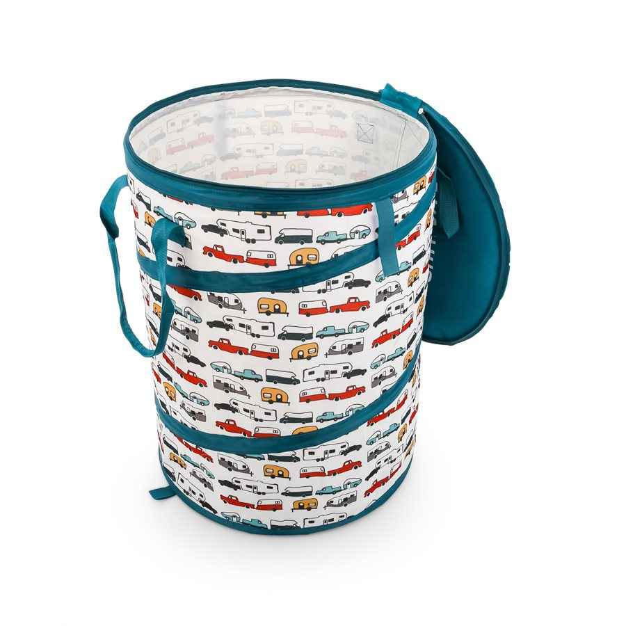 Camco Collapsible Cup-Holder Trash Can – 42986