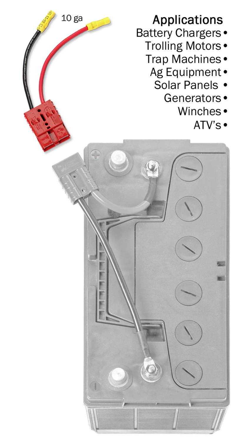 Connect-Ease RCE12VB10 12V Equipment Quick-Connect Harness - image 3