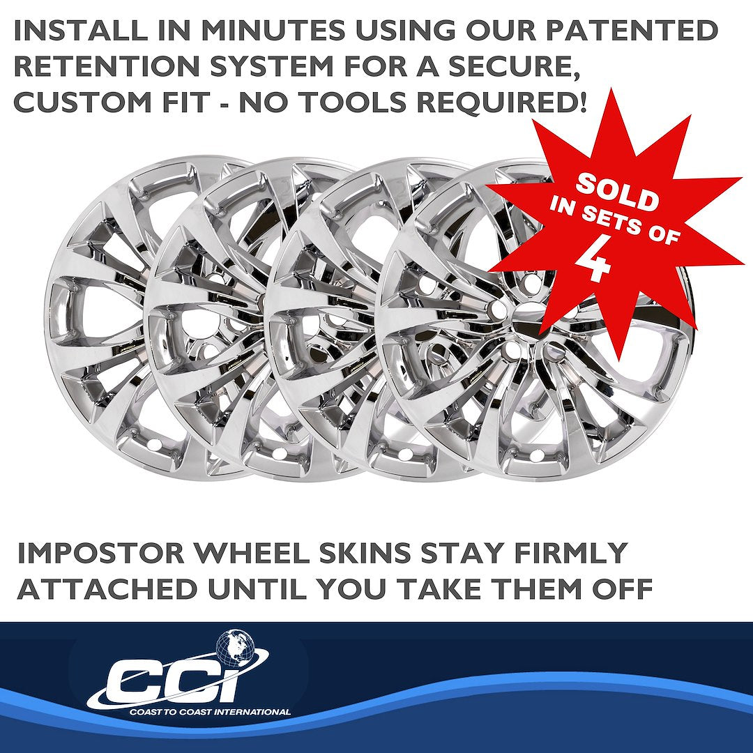 Coast To Coast IMP467X Telluride 18-Inch Chrome Skin Set - image 4