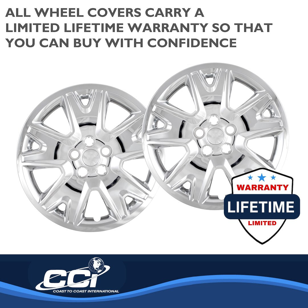 Coast To Coast 47117C Escape 17-Inch Chrome Cover Set - image 3
