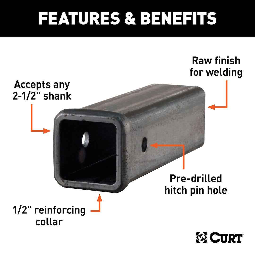 CURT Trailer Hitch Extension - 10 in – 49510