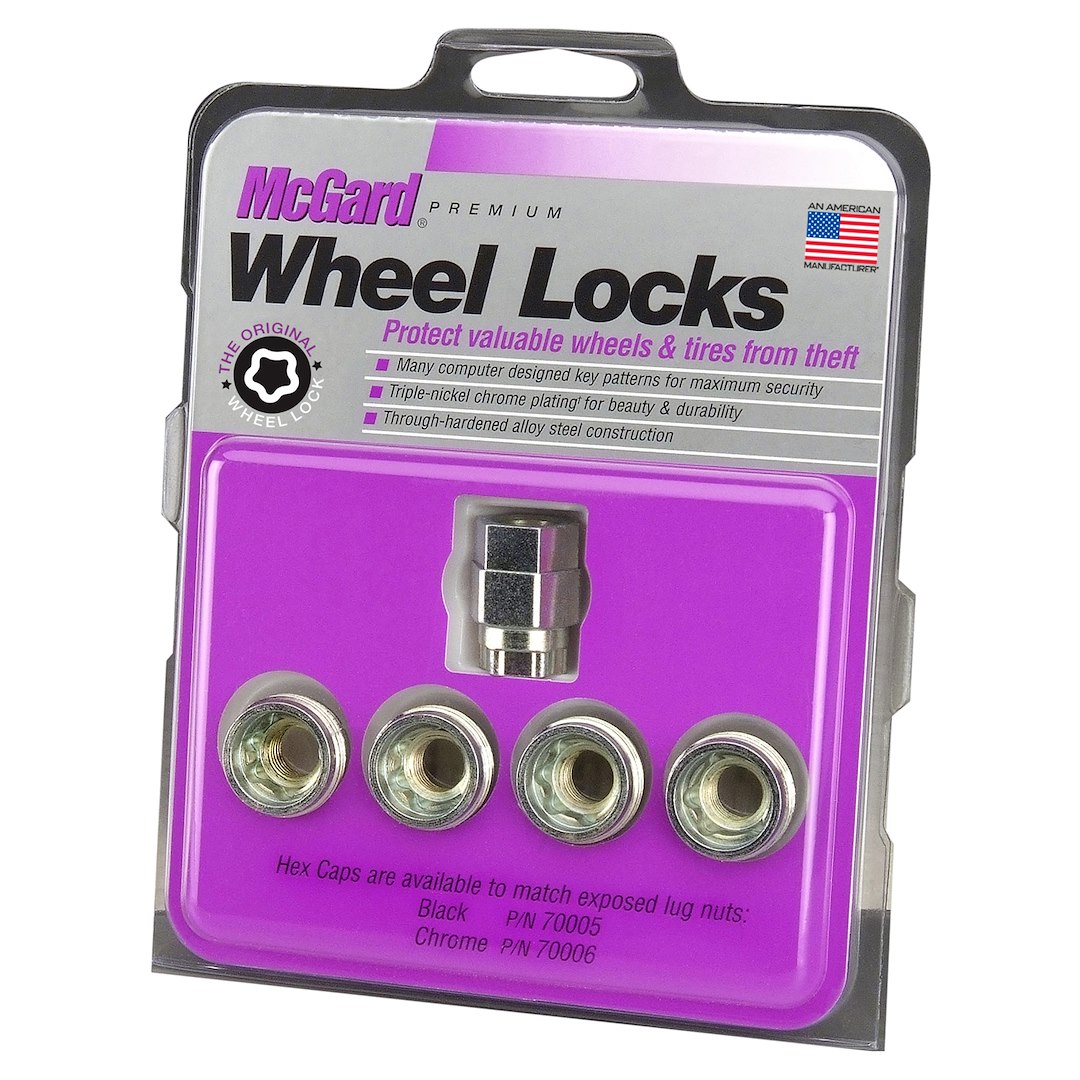 McGard 24010 Four-Piece Under-Hub-Cap Lock Set