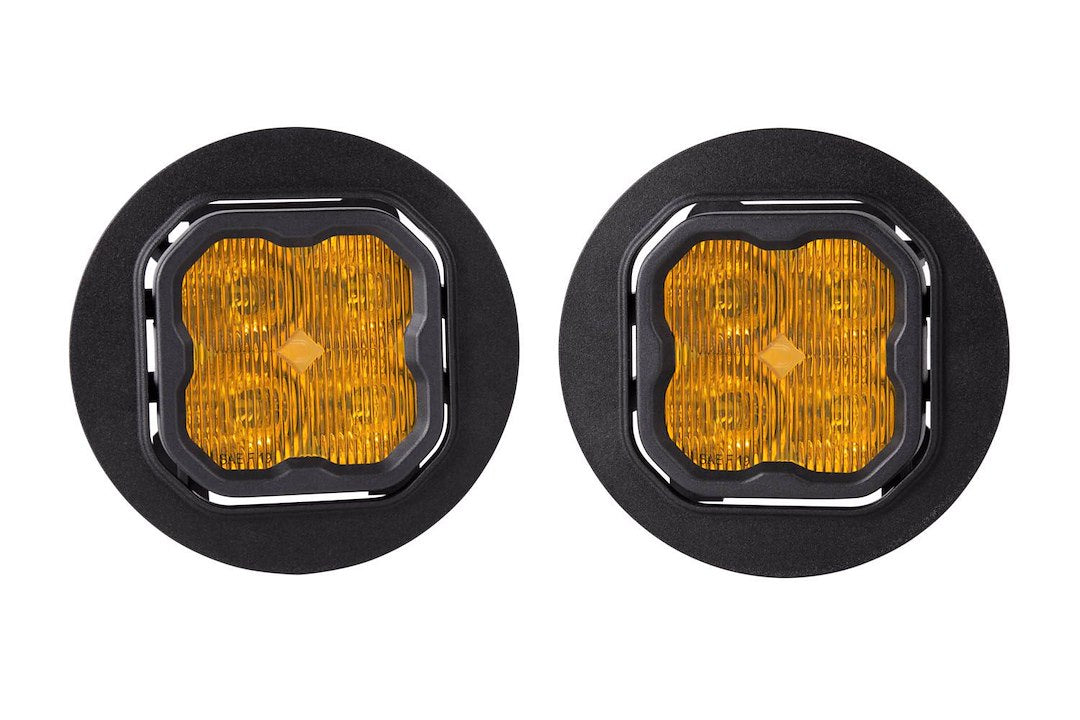 Diode Dynamics DD7074 SS3 Max Yellow Fog Pod Kit