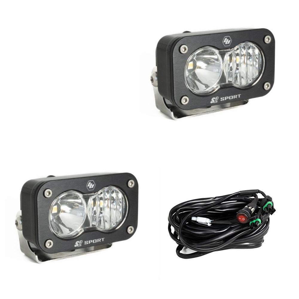 Baja Designs 547803 S2 Sport Clear Surface-Mount Pair - image 1