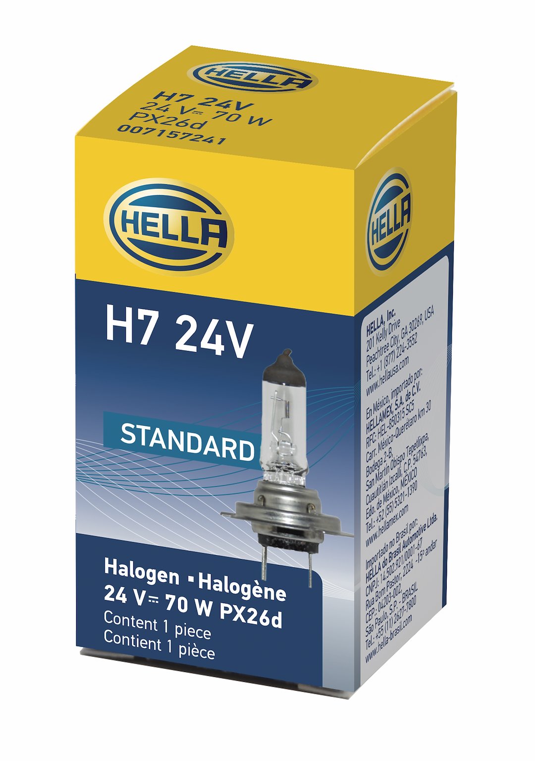 Hella H7 24V Halogen Bulb for Headlight Use