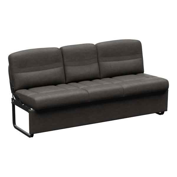 Lippert 2024044414 McCoy Brown Three-Seat Jackknife Sofa, 72-Inch