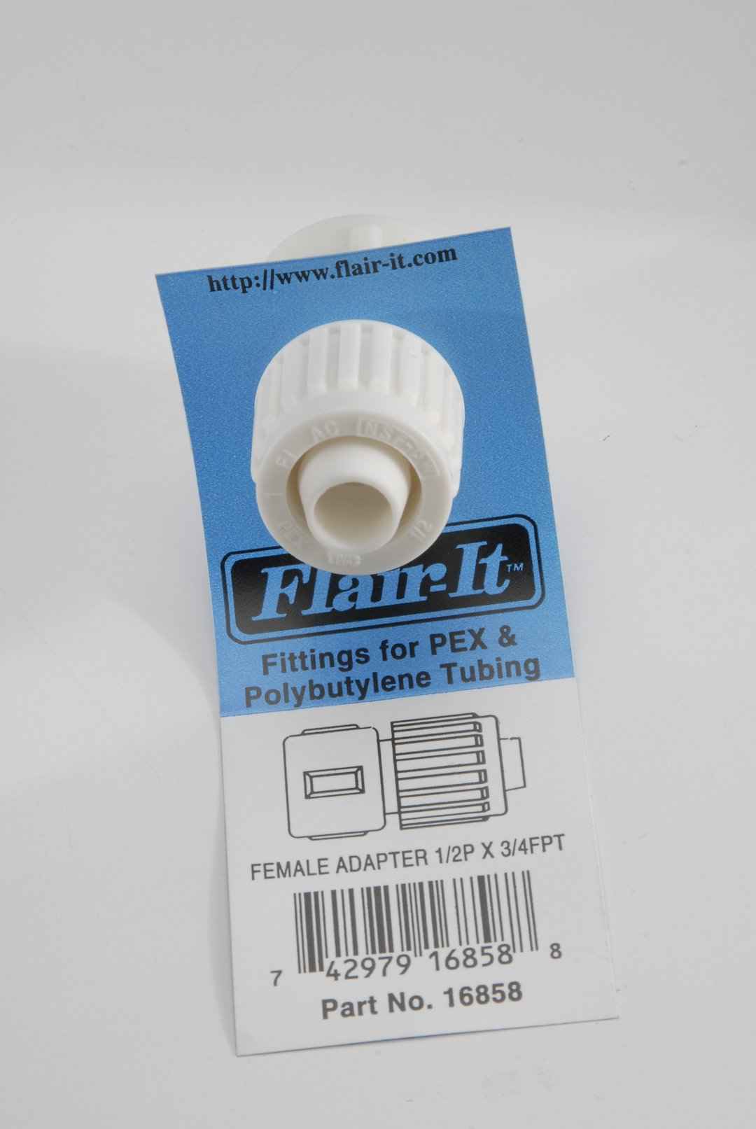 Elkhart Supply Flair-It 1/2-Inch x 3/4-Inch Compression / Female Thread Adapter – 16858