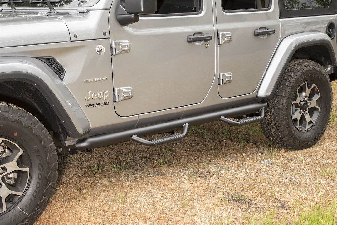Rugged Ridge 11596.04 JLU Spartan Nerf Bar with Drop Steps