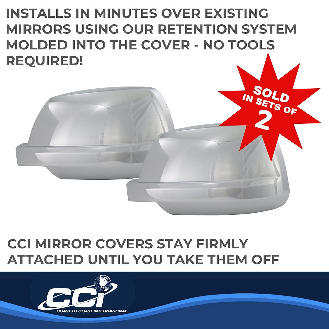 Coast To Coast MC67406 Tundra Full-Cover Mirror Trim Pair - image 3