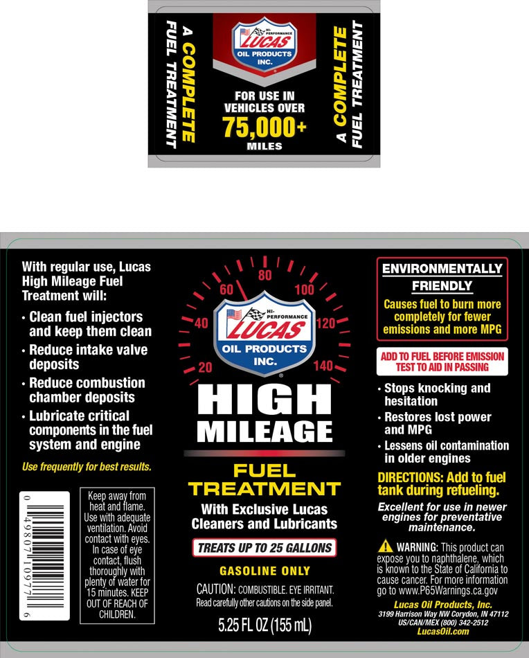 Lucas Oil 10977 High-Mileage Gasoline Additive