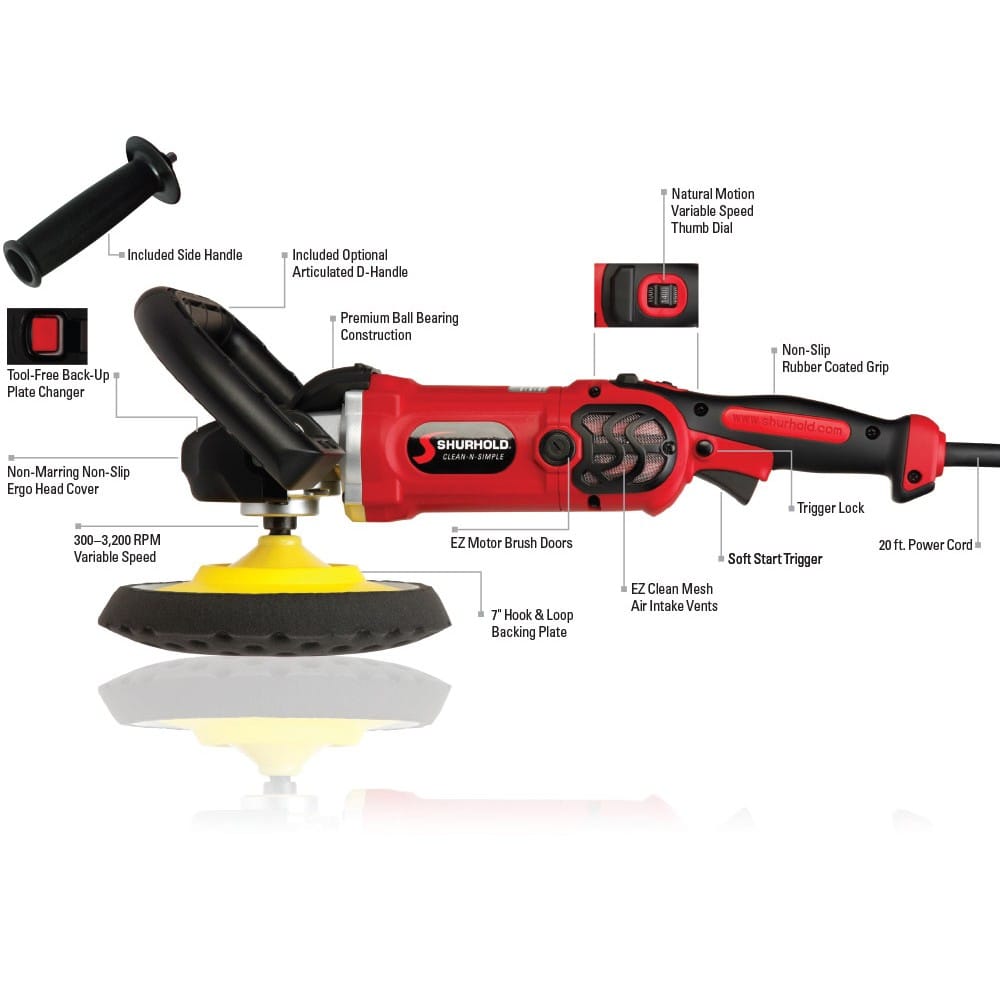 Shurhold 3400 Pro Rotary Surface-Correction Polisher