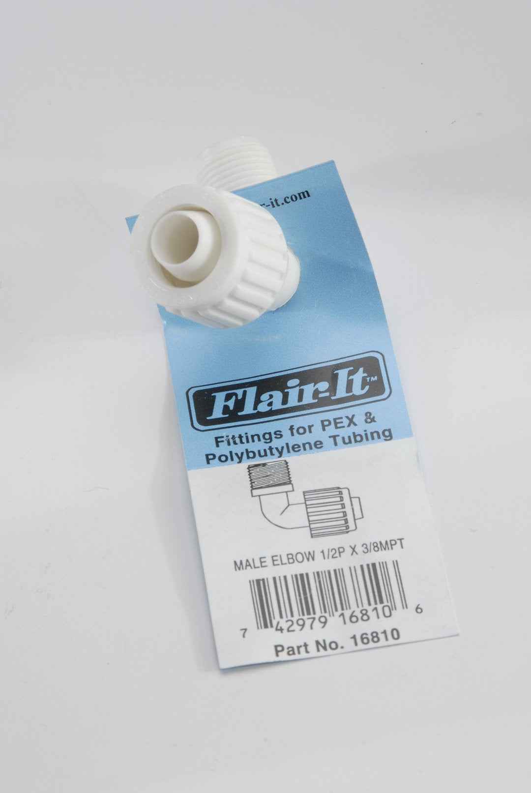 Elkhart Supply Flair-It 1/2-Inch x 3/8-Inch Compression / Male Thread Elbow – 16810