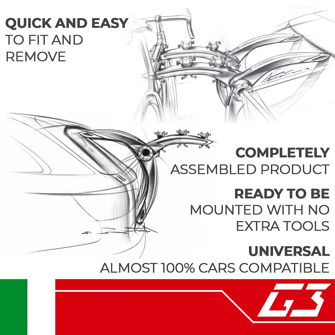 G3 S.P.A. 23.201 Premium Bicycle Transport Rack