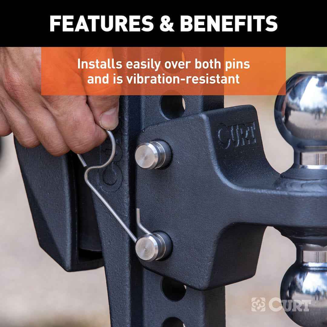 CURT 45960 Rebellion XD Accessory Pin Retaining Clip