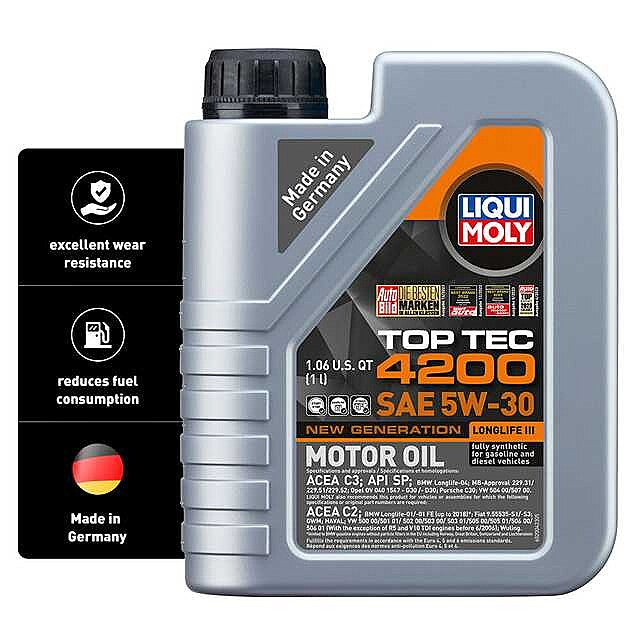 Liqui Moly 2004 Top Tec 4200 Four-Stroke Motor Oil