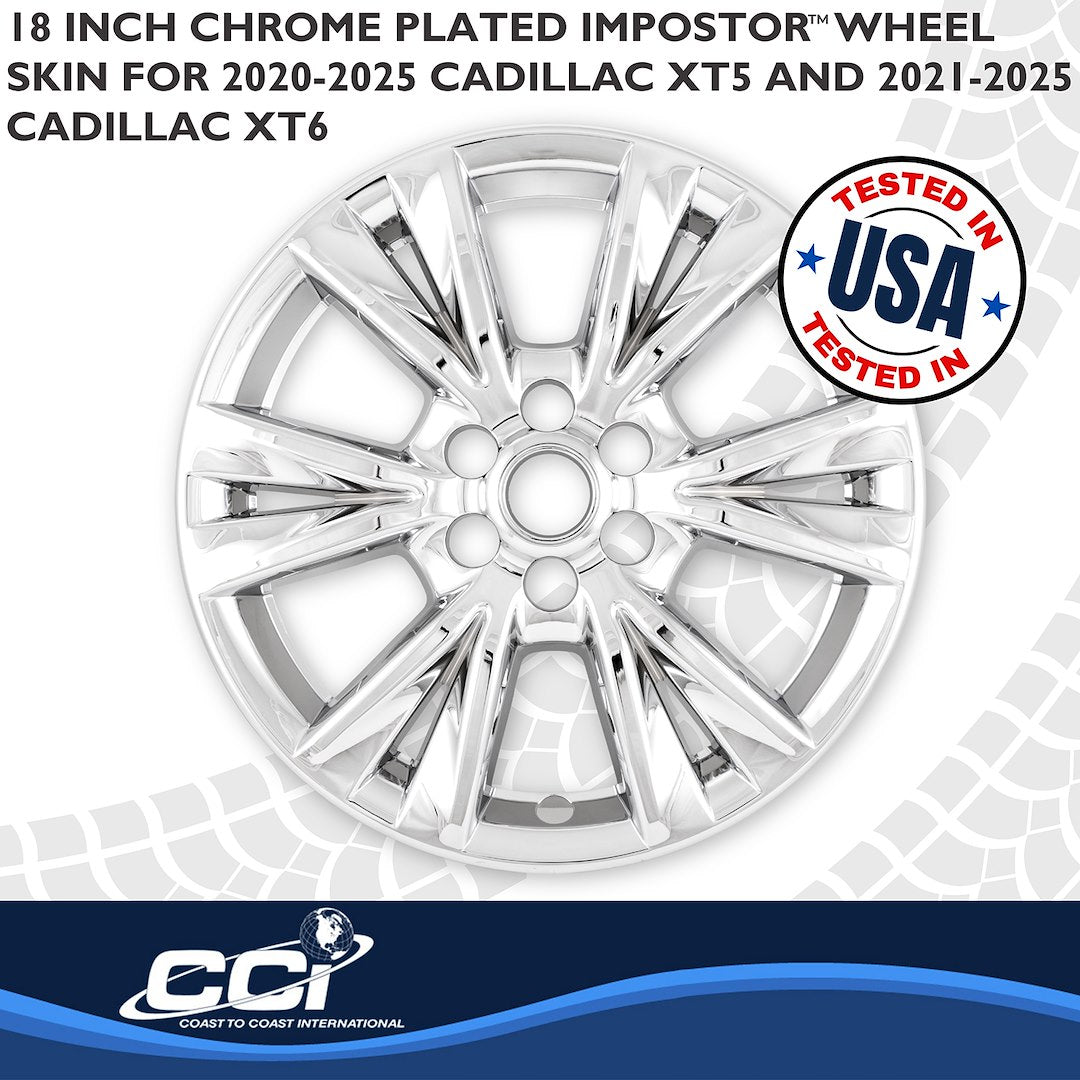 Coast To Coast IMP518X 18-Inch Chrome Impostor Overlays - image 3