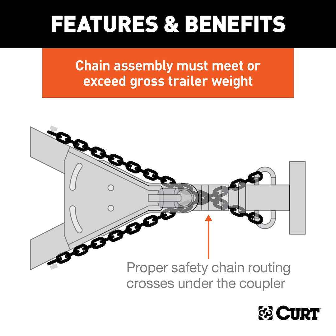 CURT Trailer Safety Chain – 80031