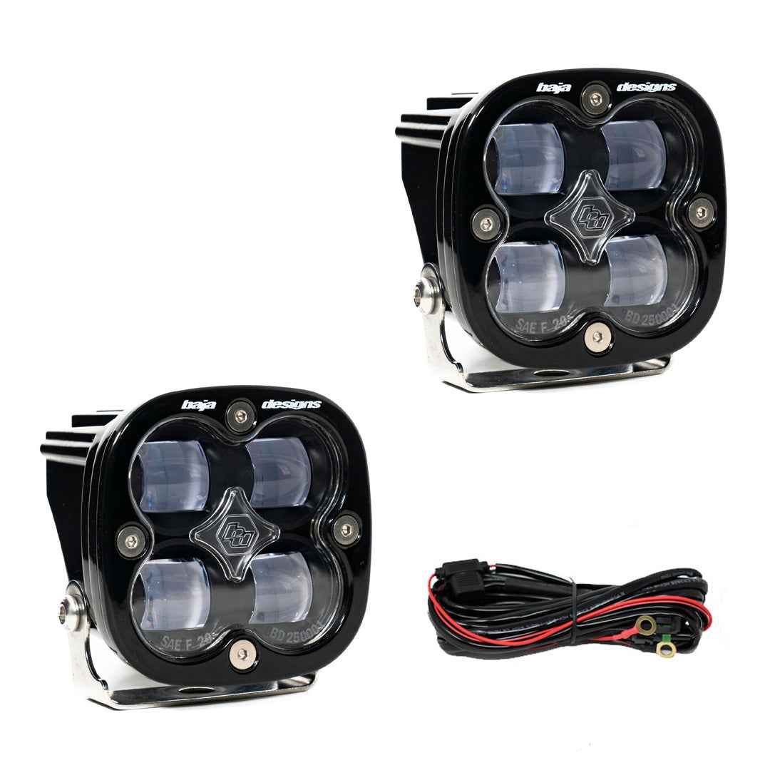 Baja Designs 257801 Squadron SAE Clear LED Light Pair