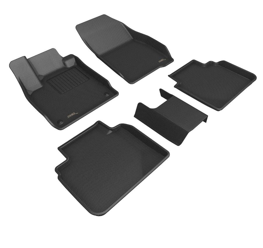 3D Mats HD13401509 2023 Accord KAGU Black Two-Row Mats - image 1