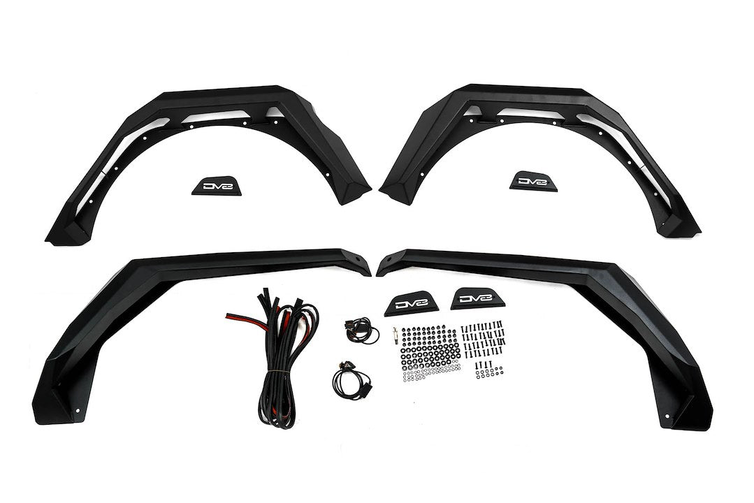 DV8 Offroad FDJL-09 Armor Narrow Fender Flares