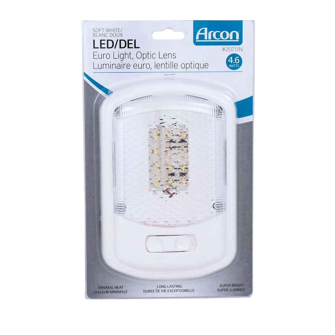 Arcon 20711N White Euro-Style 12V LED Ceiling Light