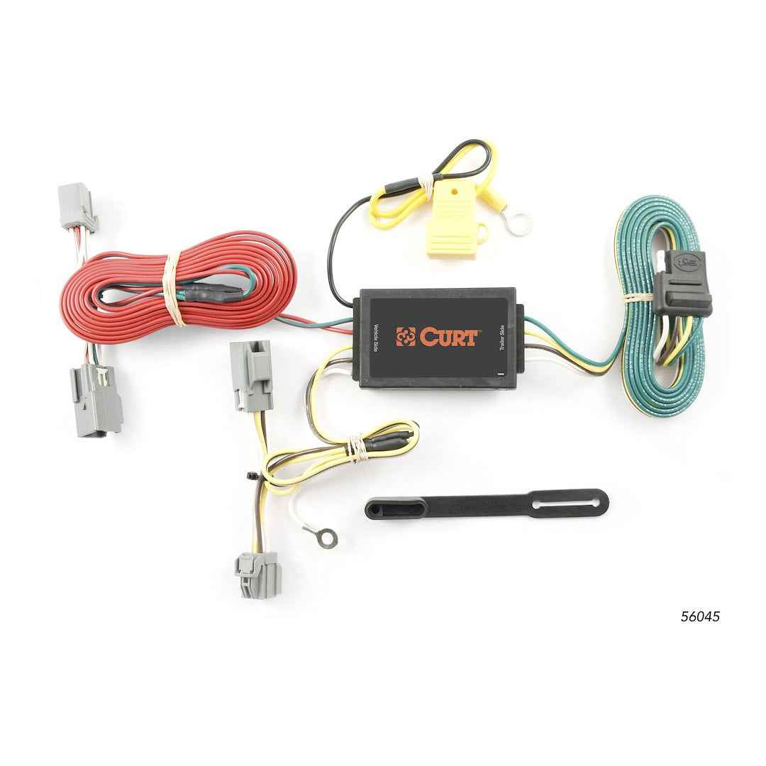 CURT Custom 4-Way Flat Wiring - Volvo XC90 – 56045