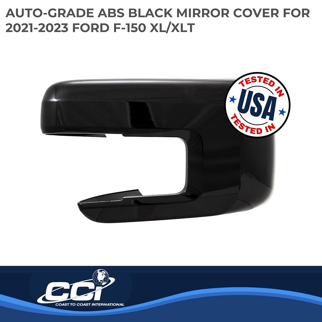 Coast To Coast MC67550BLK F-150 Painted No-Signal Mirror Trim Set - image 2