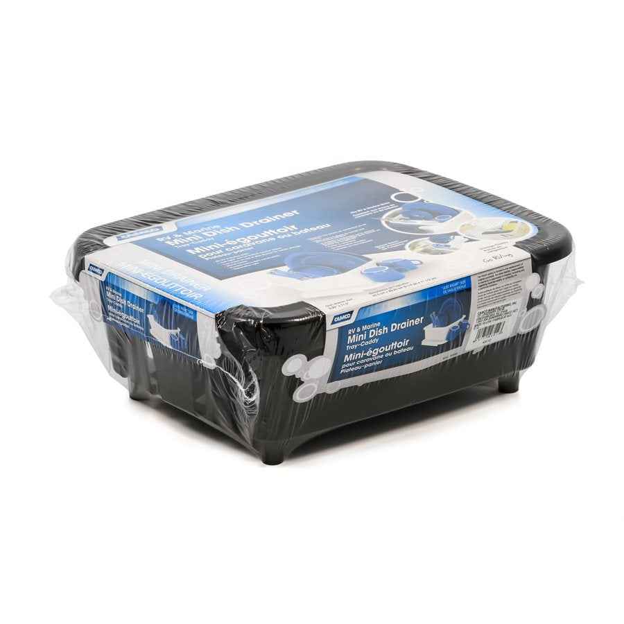 Camco 43512 11.69-Inch RV Dish Rack with Snap-On Tray