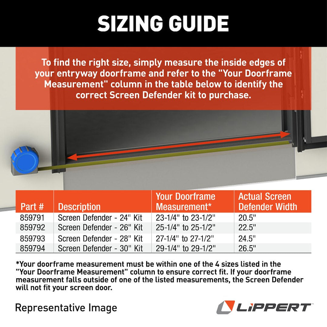 Lippert Components 859793 Screen Door Grille - image 3