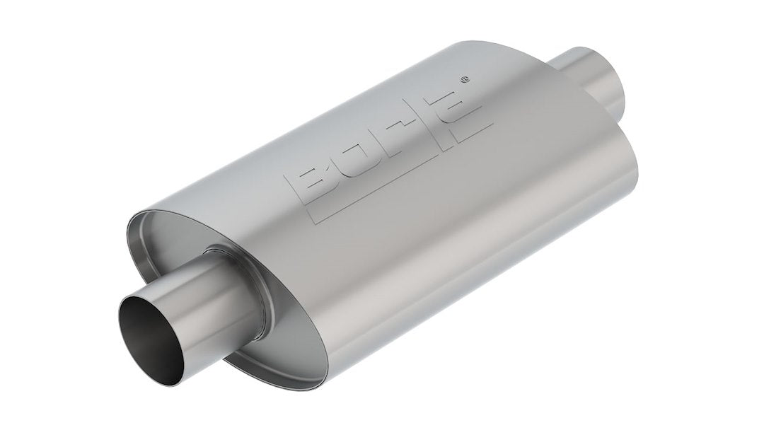 Borla 40941 XR-1 NHRA Sportsman Muffler, 2-1/2-Inch Ports